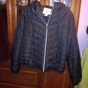 Black Quilted Women's Jacket